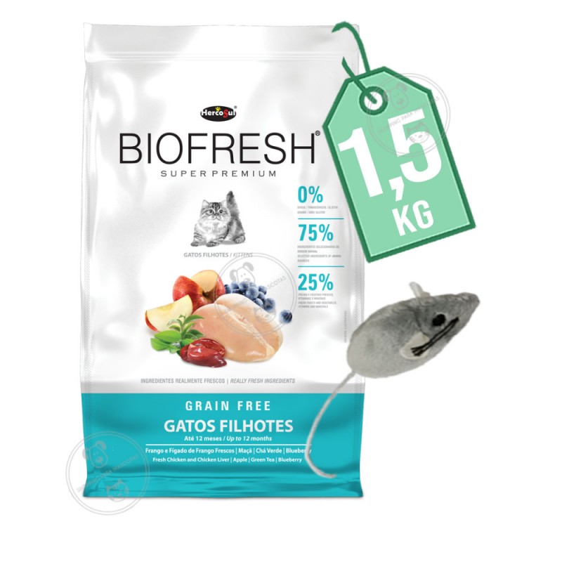 Gatitos 1.5 kg, pollo Biofresh