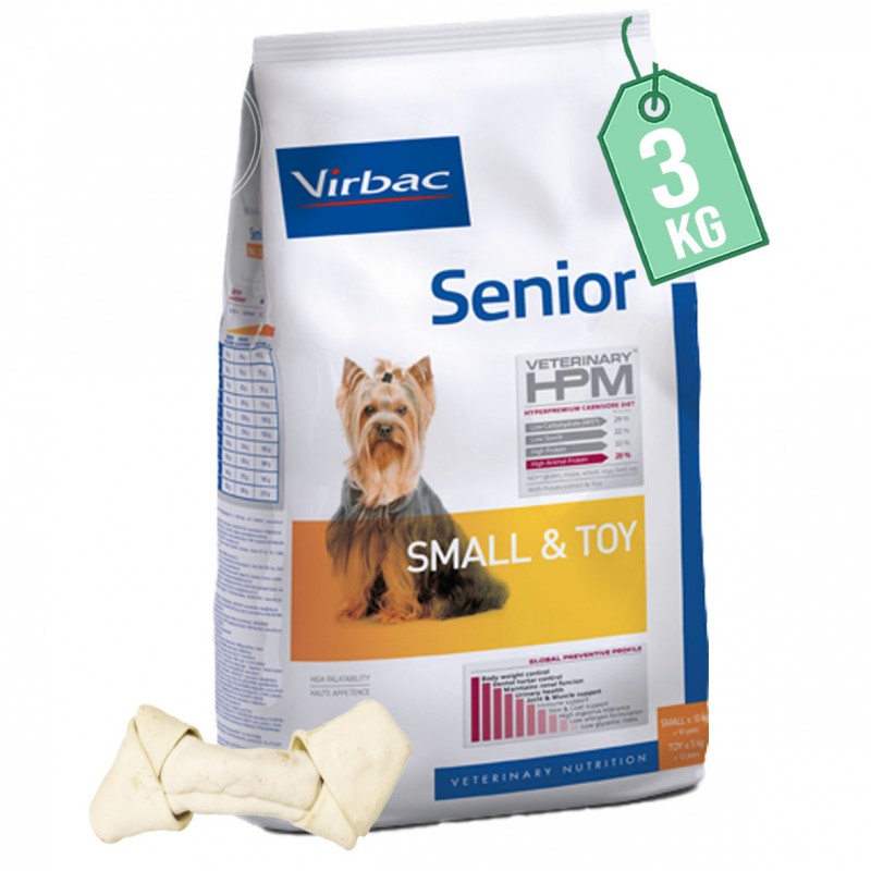 DOG SENIOR SMALL TOY 3 KG HPM VIRBAC