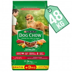 Adultos Rza. Med y Gde 42+6kg Dog Chow