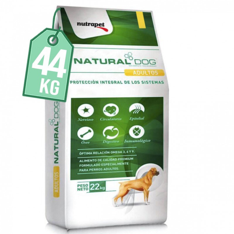 44Kg, Natural Dog Adulto