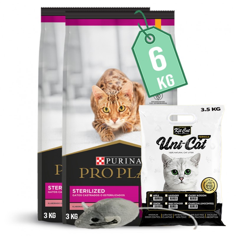 PRO PLAN GATO CASTRADO  6 KG