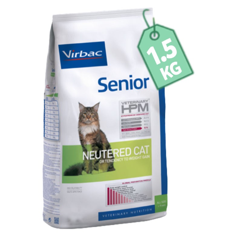 GATO SENIOR CASTRADO 1.5KG HPM VIRBAC